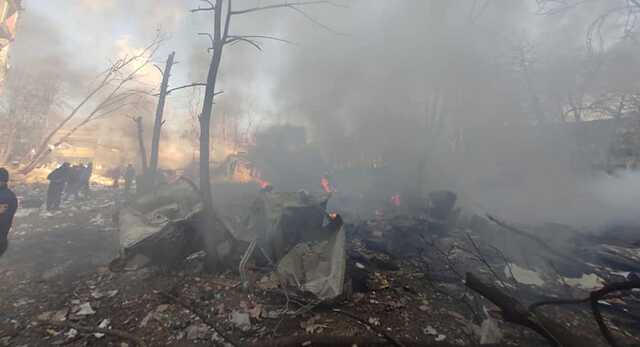 Пожары от обстрелов в Киеве вызвали загрязненность воздуха