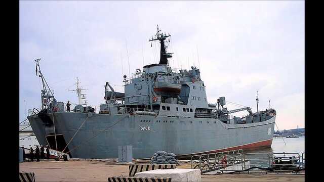 У порту "Бердянськ" ЗСУ знищили ворожий десантний корабель "Орск"