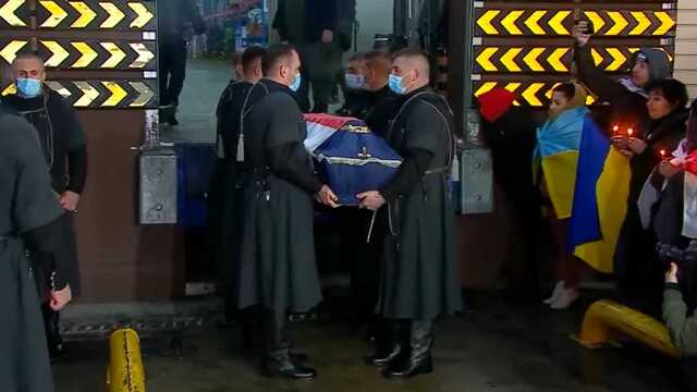 В Тбилиси простились с добровольцами, которые погибли в войне в Украине