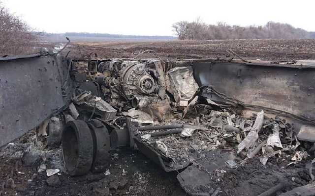 Холодноярская пехота уничтожила российский танк Т-80 в Сумской области