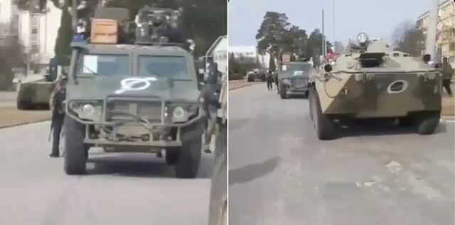 В Славутич заходили оккупанты с отметками белорусских войск