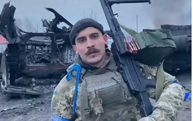 Беларусский доброволец показал уничтоженную технику россиян и рассказал, почему воюет за Украину