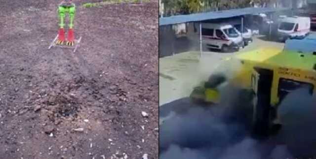 Ким показал видео момента циничного удара по детской больнице в Николаеве