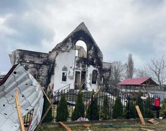 В сети показали последствия прихода "русского мира" в село Бобрик на Киевщине