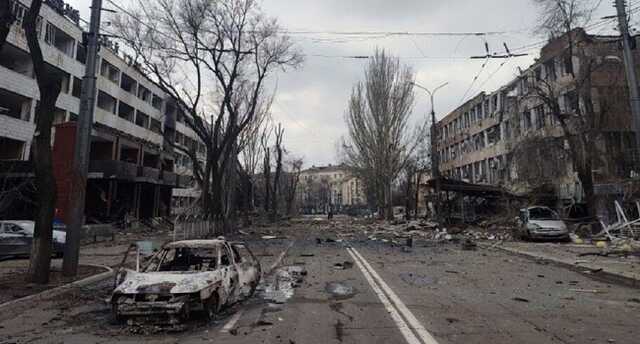 Оккупанты сбросили на Мариуполь неизвестное отравляющее вещество, - Азов