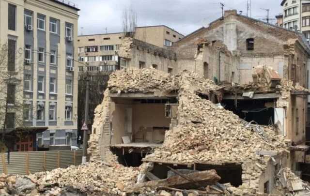 В Киеве активисты смогли остановить снос исторического здания