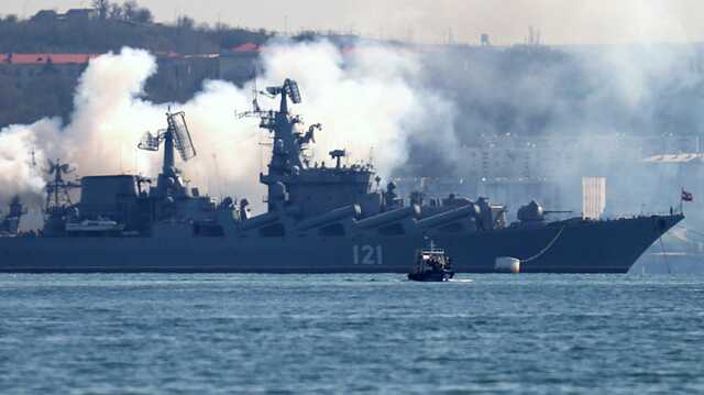 Журналисты выяснили примерные координаты, где затонул крейсер "Москва"