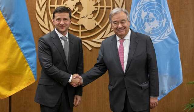 Зеленский начал встречу с генсеком ООН, - Подоляк