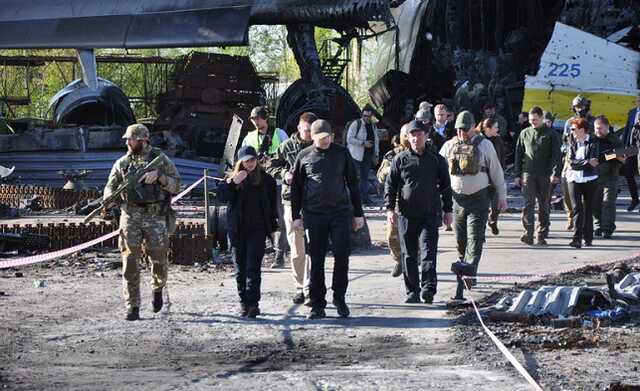 Министры внутренних дел Польши и стран Балтии посетили Гостомель
