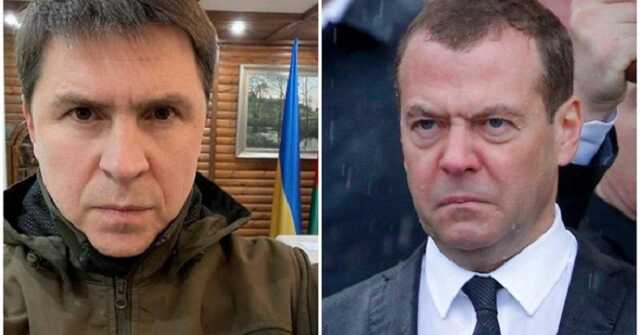 "Дух Жириновского вселился": Подоляк ответил Медведеву на критику президента Польши