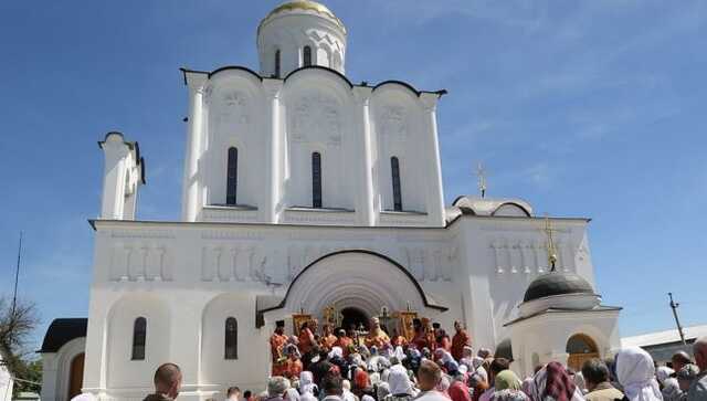 Оккупанты уничтожили Георгиевский скит Святогорской лавры
