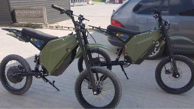 Украинская армия получила партию электромотоциклов