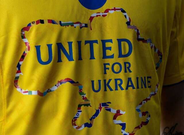 На новых футболках сборной Украины будут Гостомель, Буча, Ирпень, Киев, Мариуполь