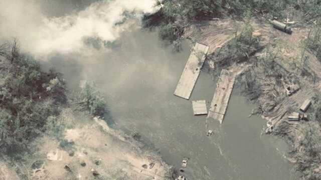 Оккупанты опять готовятся переправляться через реку Северский Донец