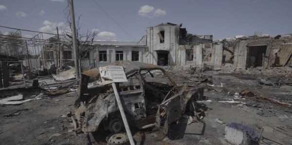 Русские каратели против партизан Тростянца