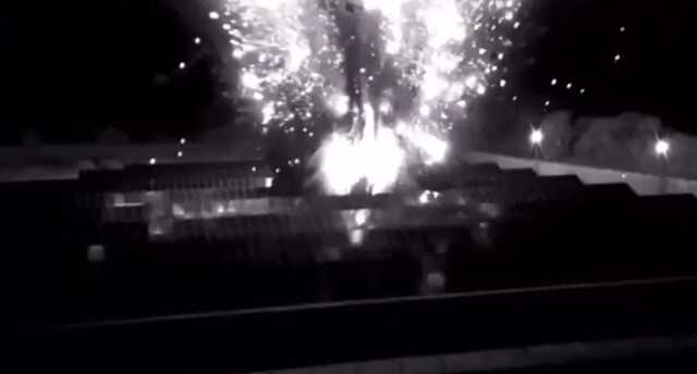 Россия ударила "Искандерами" по солнечной электростанции в Мерефе: появилось видео последствий обстрела