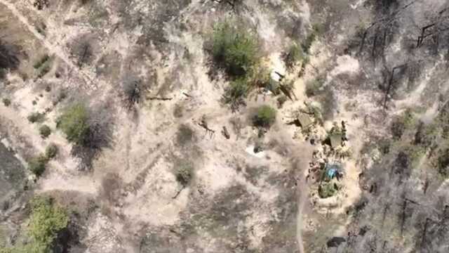 "Доброе утро, мы из Украины": нацгвардейцы показали удар по позициям россиян