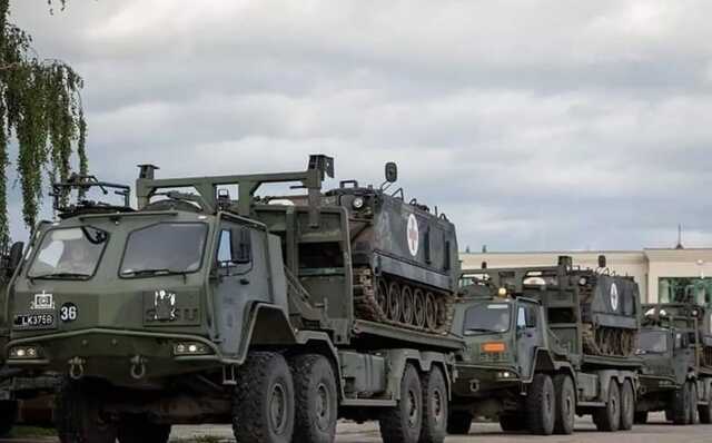 Переданные Литвой Украине бронетранспортеры М113 уже на передовой
