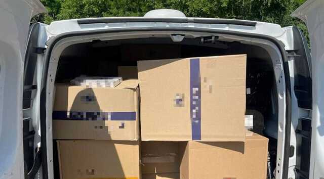 В Запорожской области изъяли груз нелегальных сигарет