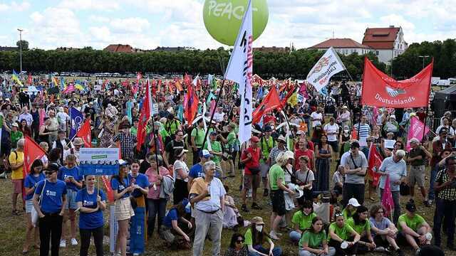 В Мюнхене на акции перед саммитом G7 задержали девять человек