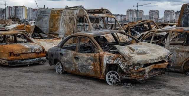 Украинцы могут бесплатно снять с учета уничтоженные во время войны авто