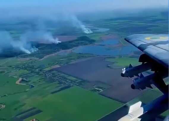 В Генштабе показали, как украинская авиация "выжигает" российских оккупантов