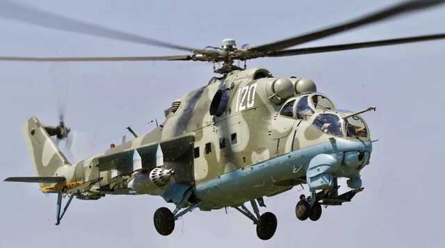 В небе Украины уже работают чешские ударные вертолеты Ми-24В