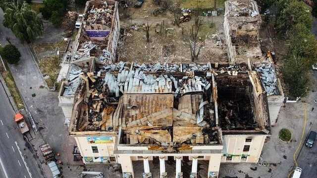 В Виннице попросили ЕС и Израиль помочь восстановить разрушенный Дом офицеров