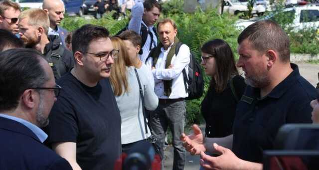 Министры иностранных дел Австрии и Чехии побывали в Ирпене