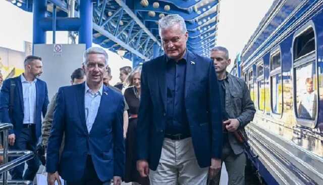 Президент Литви Науседа прибув із візитом в Україну