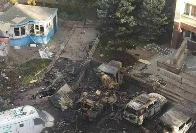 В Энергодаре взлетела в воздух военная техника РФ