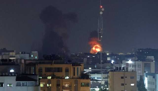 З’явилися фото та відео удару Ізраїлю по сектору Газа