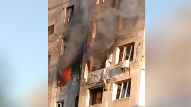 В Алчевську назвали кількість постраждалих після того, як снаряд потрапив у дев’ятиповерхівку