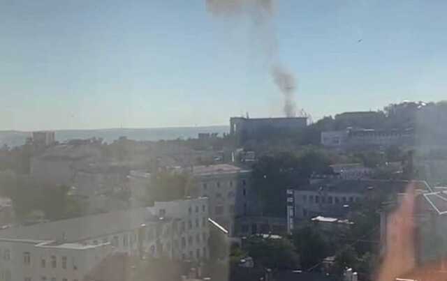 Оккупанты в Севастополе заявили об ударе по штабу Черноморского флота