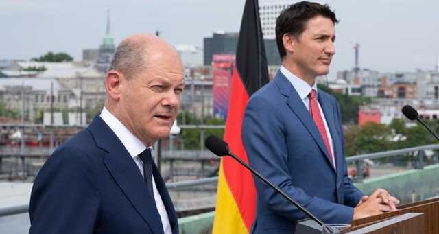 Шольц та Трюдо домовилися про заміну російської сировини та допомогу Україні