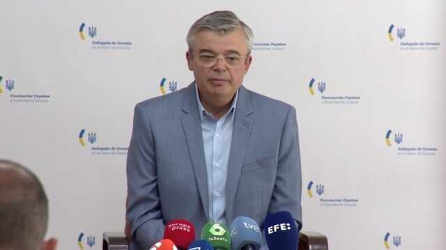 Український посол на прес-конференції в Мадриді розкритикував Іспанію за "незадовільну" військову допомогу