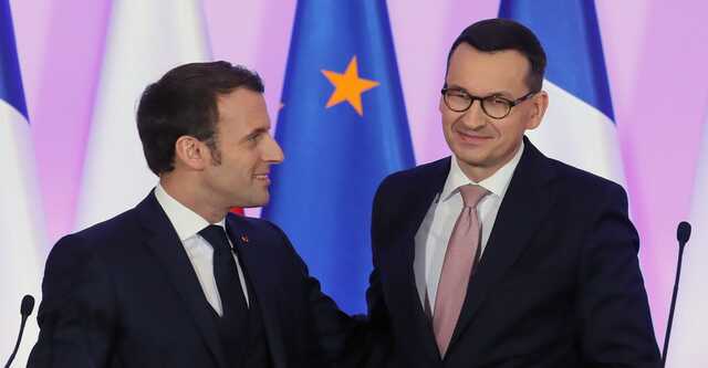 Прем’єр Польщі обговорив посилення військової та фінансової допомоги Україні з Макроном