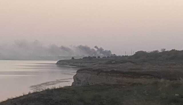 "Хлопок" досталось Бериславу: у кафиров детонирует склад с боеприпасами