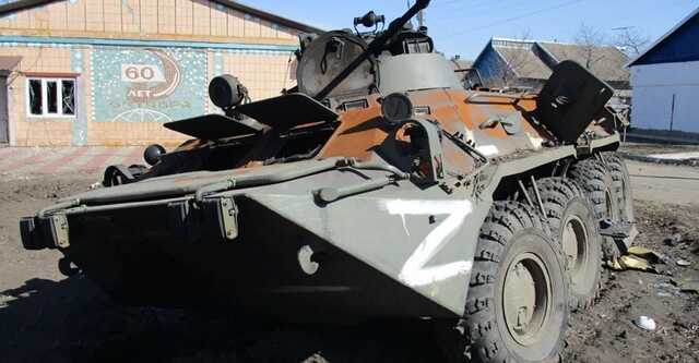 Розвідгрупа знищила російський БТР із особовим складом