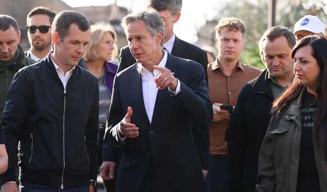 Ентоні Блінкен відвідав Ірпінь