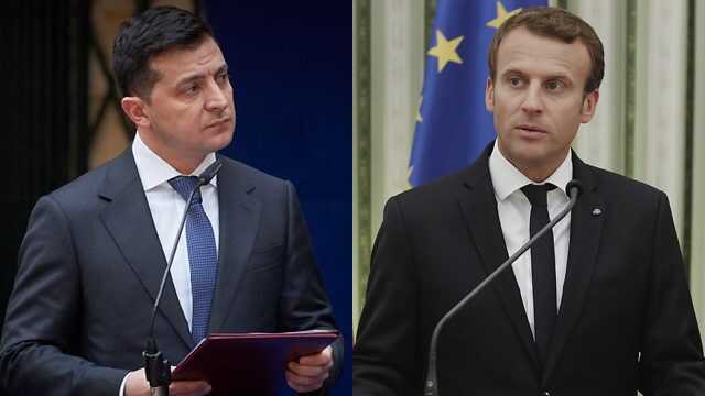 Зеленський поговорив телефоном з Макроном