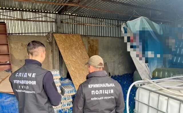 В Киевской области накрыли цех по производству фальсифицированного алкоголя