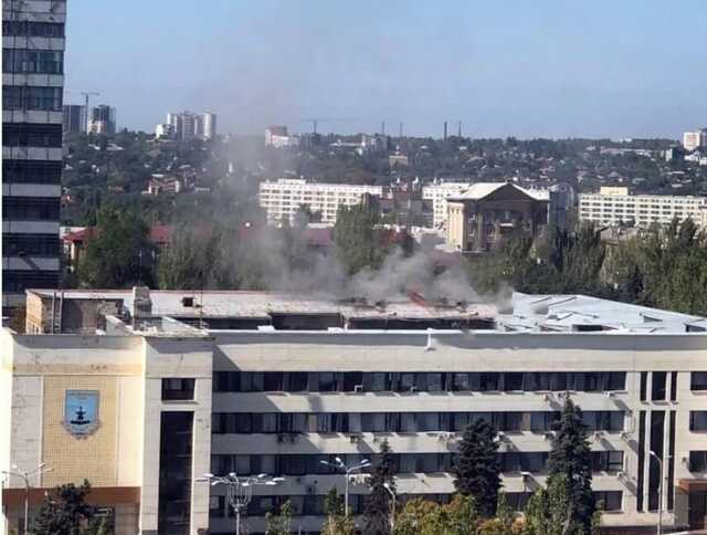 В оккупированном Донецке заявили о прилете по "администрации" одного из районов