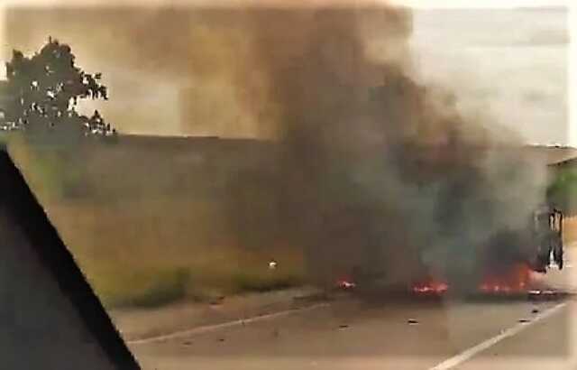 На російському блокпосту у Василівці підірвався автомобіль