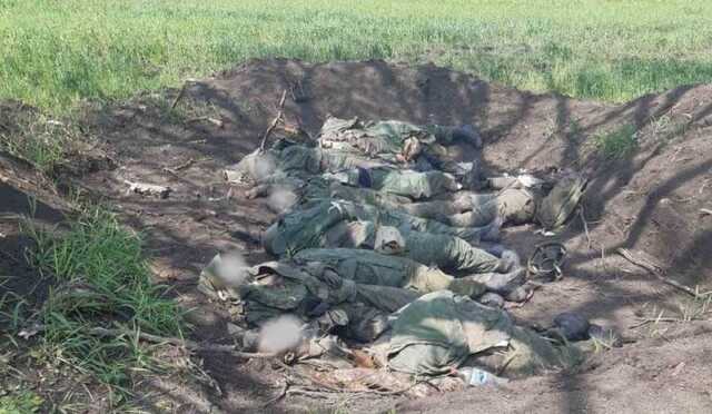 Прикопані окупанти