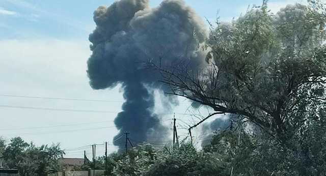 В Крыму назвали причину детонации после взрыва на военном аэродроме Бельбек