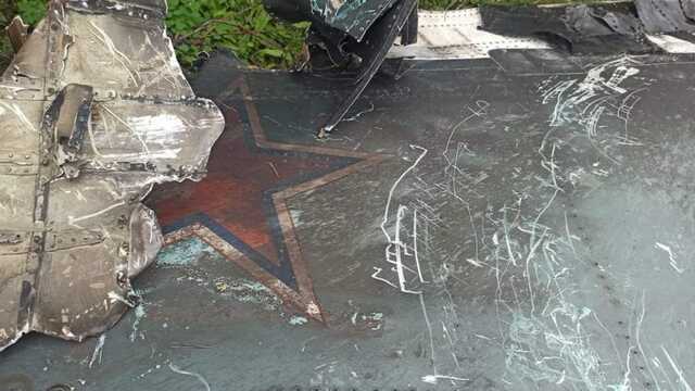 У звільненому Лимані знайдені уламки російського Су-34