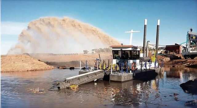 У Києві затримали осіб, які організували незаконний видобуток піску
