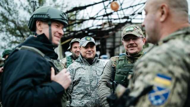 Главнокомандующий ВС Литвы посетил освободившуюся часть Харьковской области