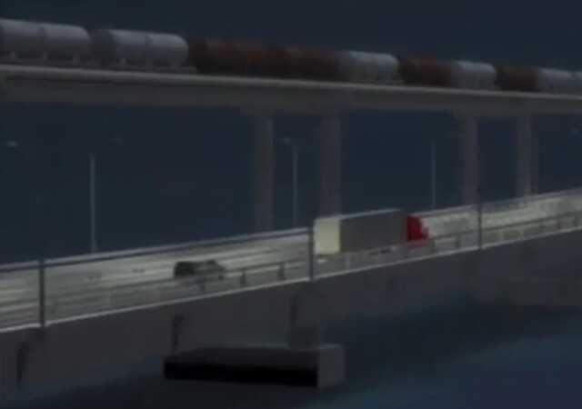 Роспропаганда показала реконструкцию взрыва на Крымском мосту: хвастаются, что движение полностью возобновлено